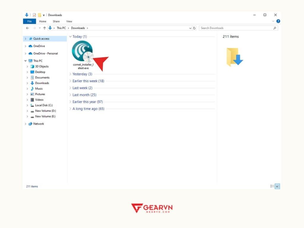 Cách tải Comet Browser về máy tính - GEARVN