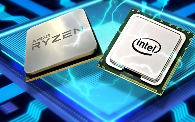 Hiện nay, thị trường laptop chủ yếu có hai nhà sản xuất CPU lớn là Intel và AMD