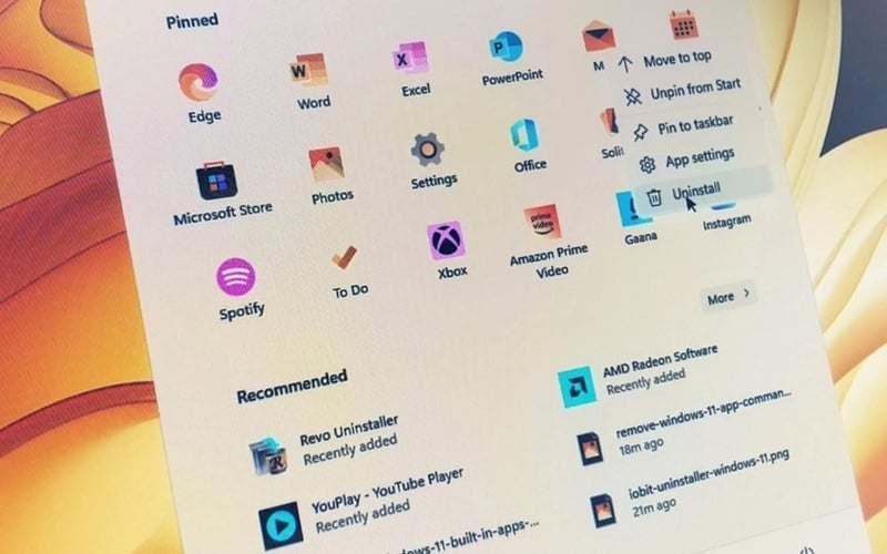 Gỡ ứng dụng là quá trình loại bỏ hoàn toàn các tệp thực thi và các khóa Registry