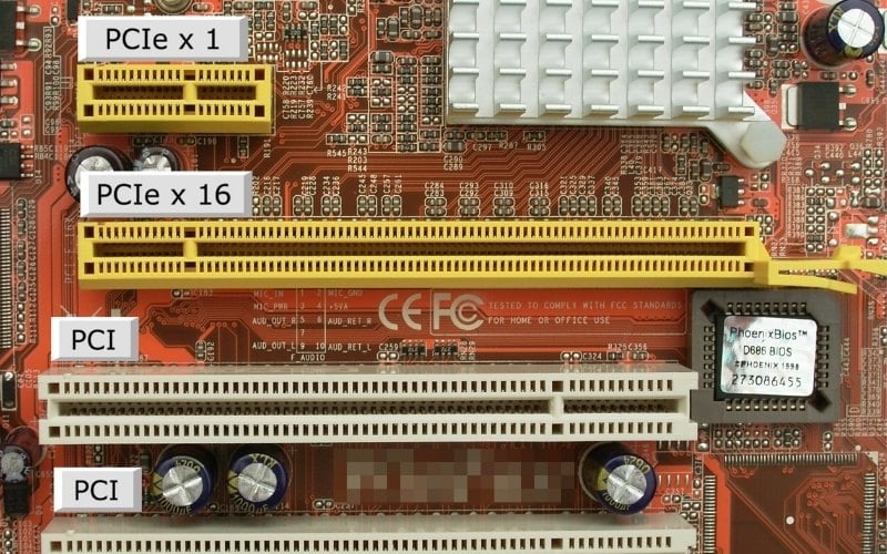 Bạn có thể nói là cắm card đồ họa vào khe cắm PCIe trên bo mạch chủ