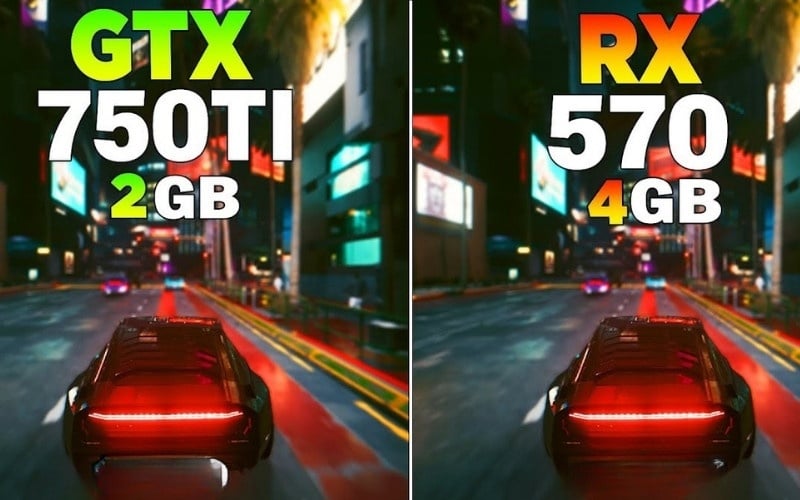 MD Radeon RX 570 là lựa chọn vượt trội và đáng giá hơn rất nhiều so với GTX 750 Ti