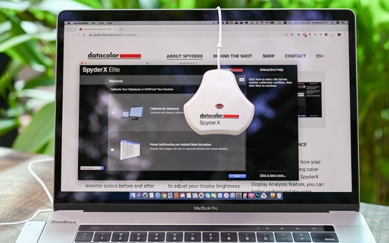 Sử dụng thiết bị cân màu