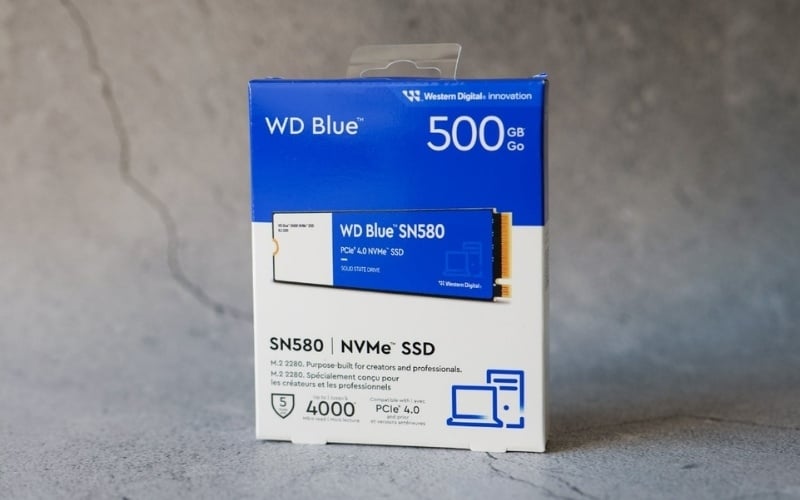 WD Blue SN580 hoạt động mát mẻ, tốc độ đọc ghi ổn định