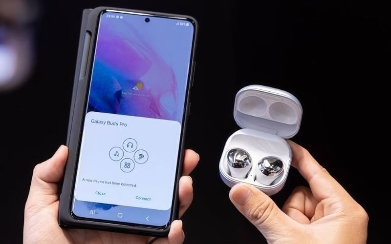 Nhấn nút Kết nối trên màn hình