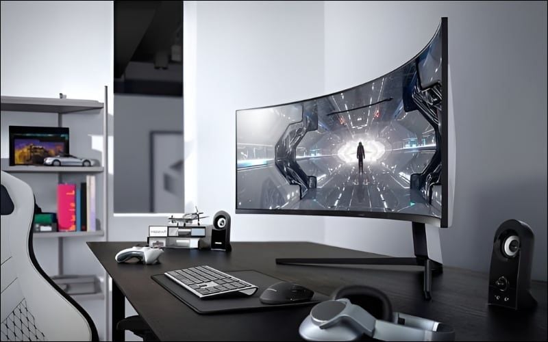 Màn từ 32 inch trở lên cần độ phân giải cao và bàn đủ sâu để sử dụng thoải mái