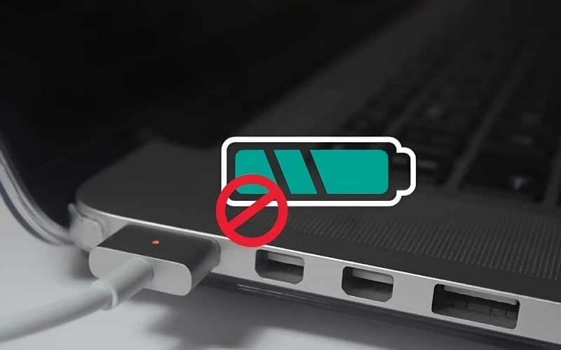 Laptop sạc pin không vào là một trong những dấu hiệu hư main