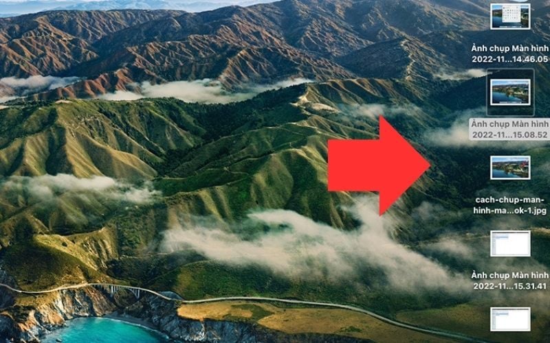 Tất cả các ảnh chụp màn hình sẽ được lưu trực tiếp ra Màn hình chính