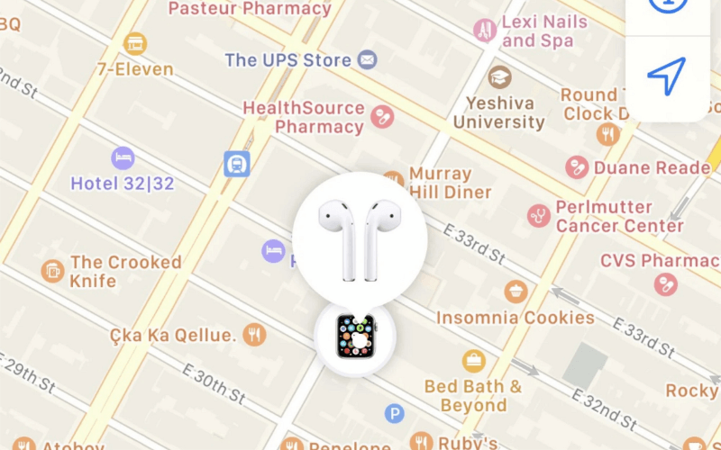 Mở ứng dụng Find My trên điện thoại để định vị Airpods
