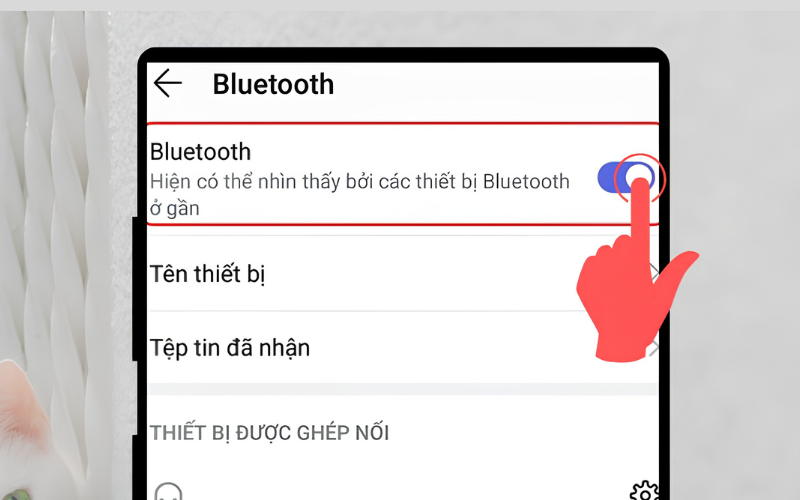 Bật Bluetooth trên điện thoại OPPO