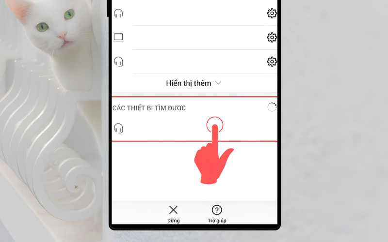 Khi tính năng Bluetooth đã được bật, điện thoại OPPO sẽ tự động quét thiết bị ở khu vực xung quanh