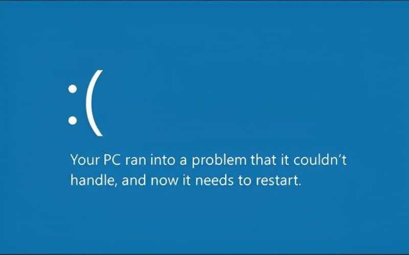 Máy tính bị lỗi màn hình xanh chết chóc