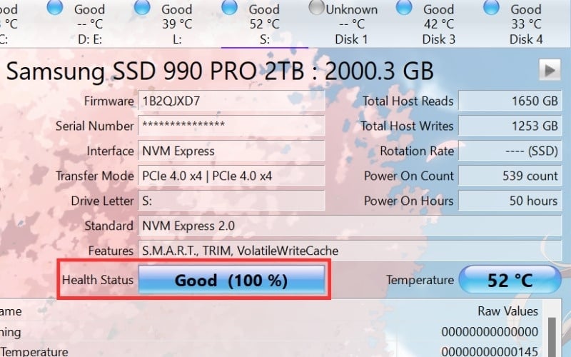 Cần thường xuyên kiểm tra sức khỏe ổ cứng bằng phần mềm chuyên dụng