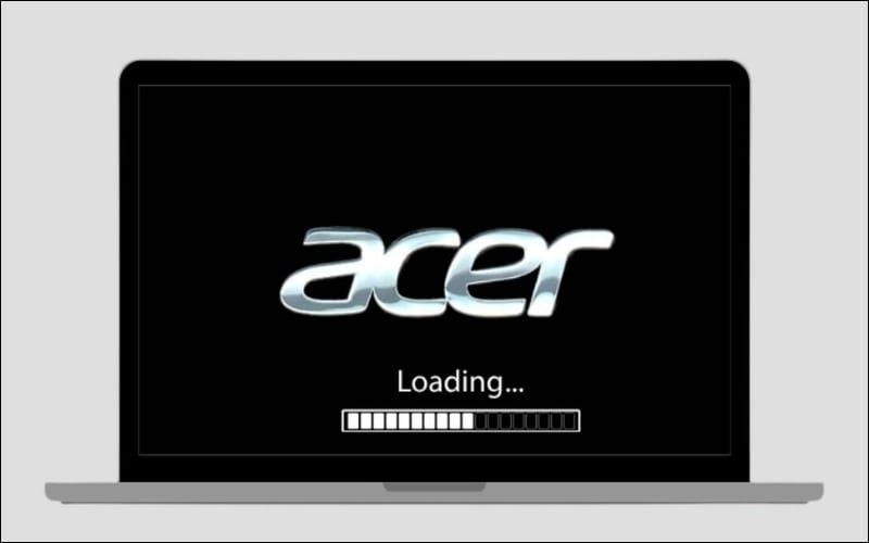 Máy khởi động bị&nbsp;treo tại logo Acer