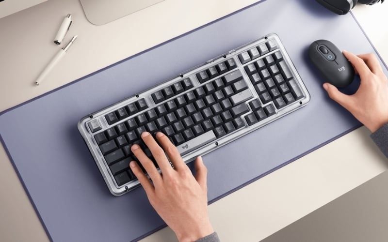 Bàn phím không dây Logitech Alto Keys K98M Graphite