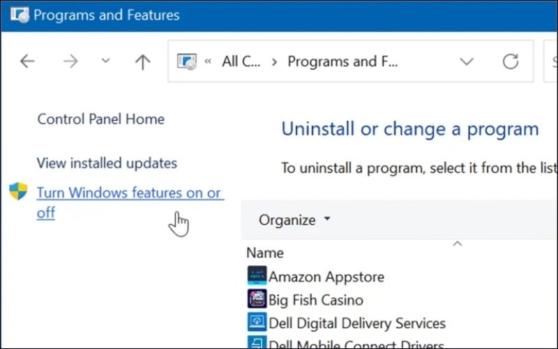 Gỡ phần mềm hoặc bản cập nhật phần mềm gây lỗi
