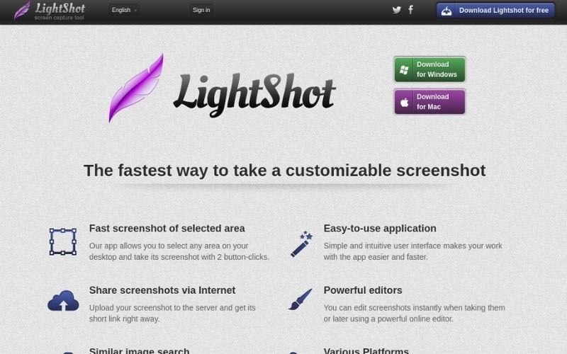 Sử dụng phần mềm chụp màn hình của bên thứ ba