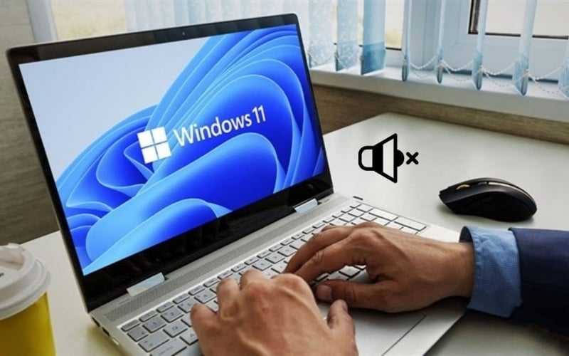 Không có bất kỳ âm thanh nào phát ra từ loa của laptop