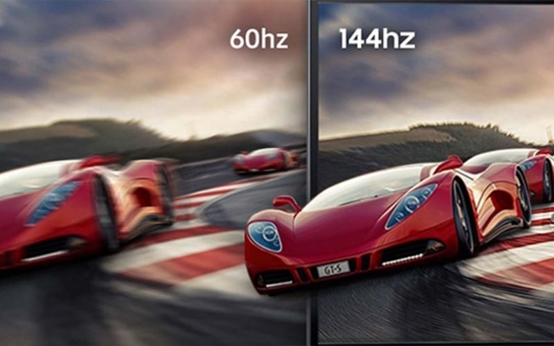 Tần số quét càng cao, chuyển động trong game càng mượt