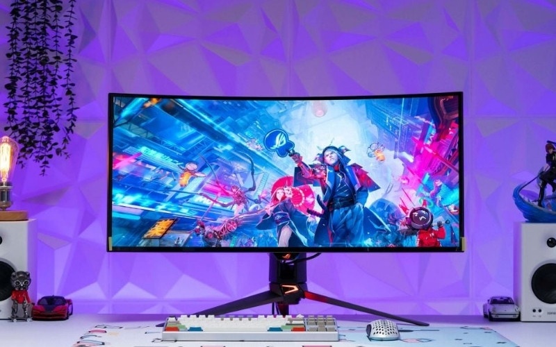 Màn hình cong là loại màn hình có bề mặt hiển thị được uốn cong thay vì phẳng hoàn toàn