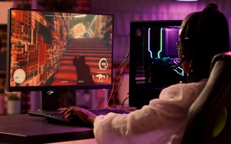 Tăng tần số quét giúp chuyển động mượt, giảm xé hình và tăng phản xạ cho game thủ