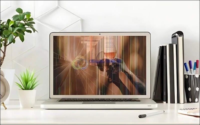 Màn hình laptop nhảy lung tung là lỗi hiển thị gây rung giật, mỏi mắt