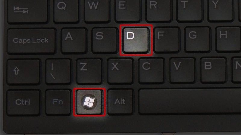 Điều chỉnh kích thước biểu tượng và cửa sổ bằng tổ hợp phím tắt