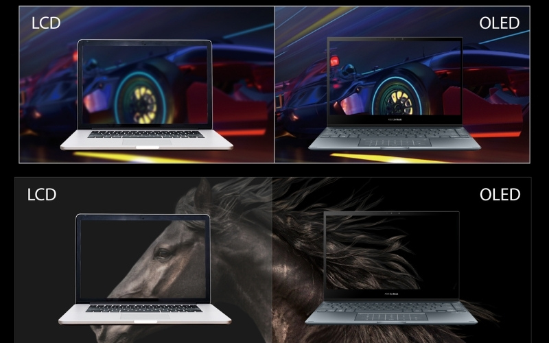 So sánh màn hình OLED và LCD