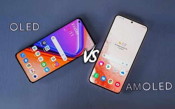 So sánh màn hình OLED và AMOLED