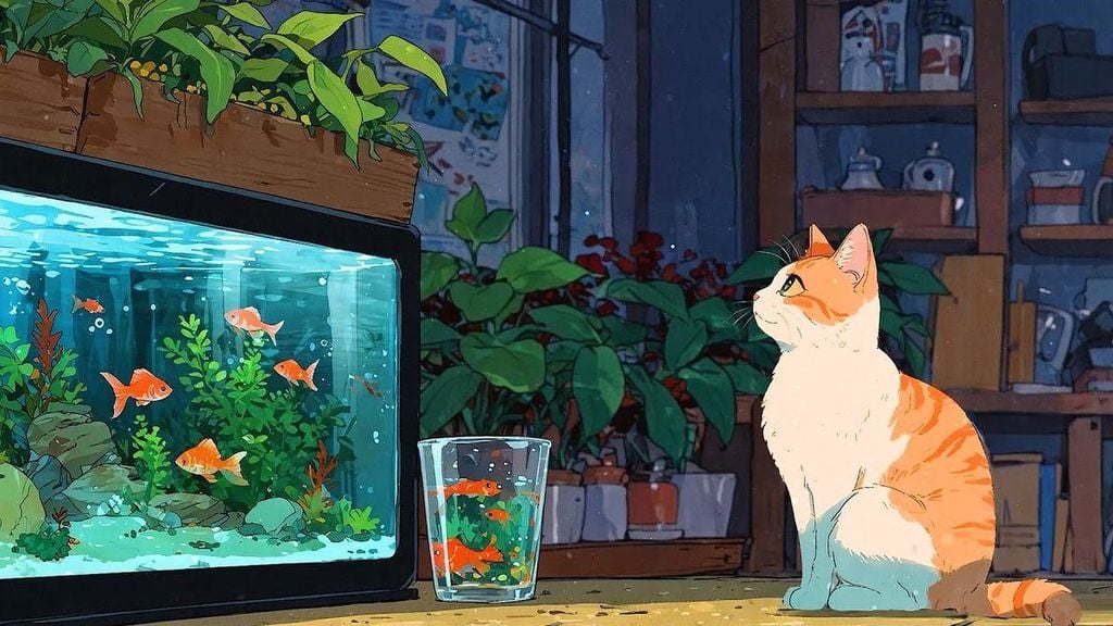 Hình nền máy tính chill theo phong cách Minimalist