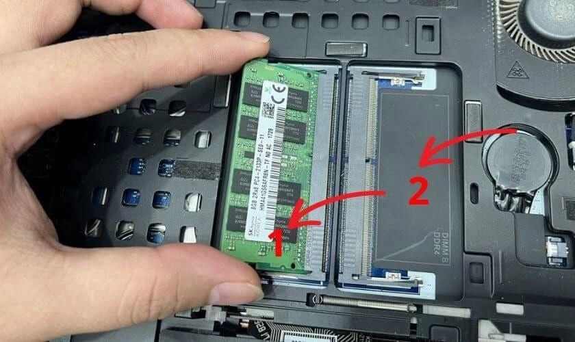 Thử chạy với từng thanh RAM riêng biệt