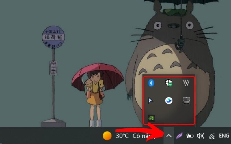 Kiểm tra các ứng dụng chạy ngầm trong System Tray