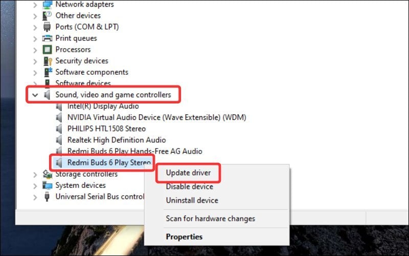 Update driver tai nghe Bluetooth