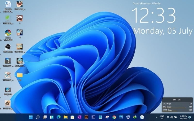 Màn hình chính là nơi hệ điều hành tập trung các thành phần tương tác để người dùng dễ quản lý