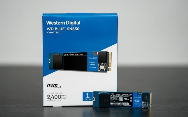 Western Digital (WD) phân loại sản phẩm rất rõ ràng thông qua màu sắc