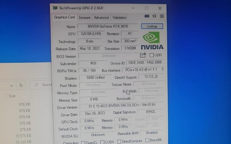 GPU-Z là một công cụ cực kỳ hữu ích để xem toàn bộ thông tin chi tiết về card đồ họa của bạn