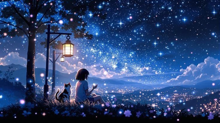 Hình nền máy tính chill theo phong cách Minimalist