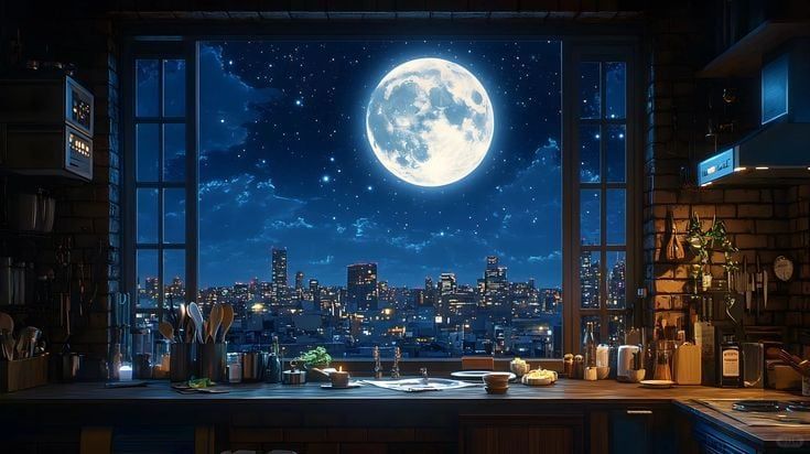 Hình nền máy tính chill theo phong cách Minimalist