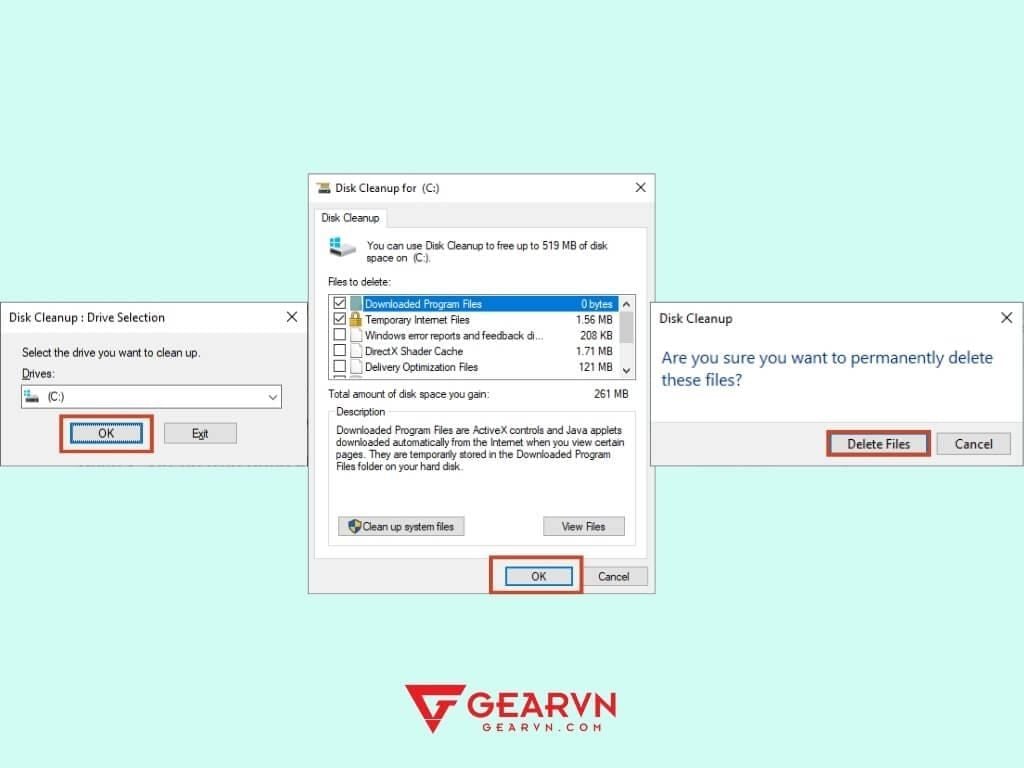 Dọn dẹp dữ liệu rác, không cần thiết - GEARVN