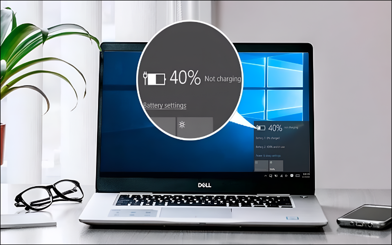 Nếu không dùng trong thời gian dài, nên giữ pin ở mức 40–60%