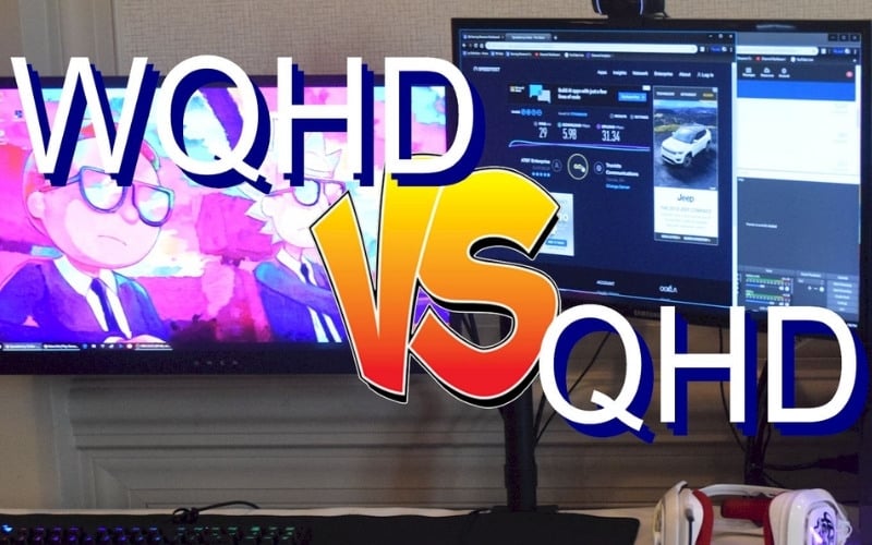 Giải thích điểm hay nhầm lẫn WQHD và QHD có khác nhau không