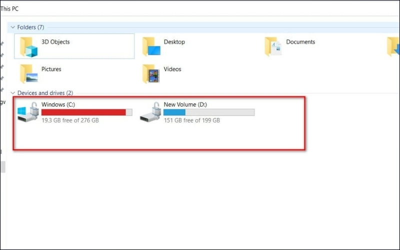 Kiểm tra lại dung lượng ổ đĩa nếu không lưu video được