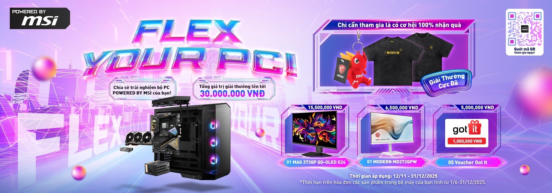FLEX YOUR PC! - KHOE DÀN MÁY, NHẬN QUÀ LIỀN TAY! - GEARVN