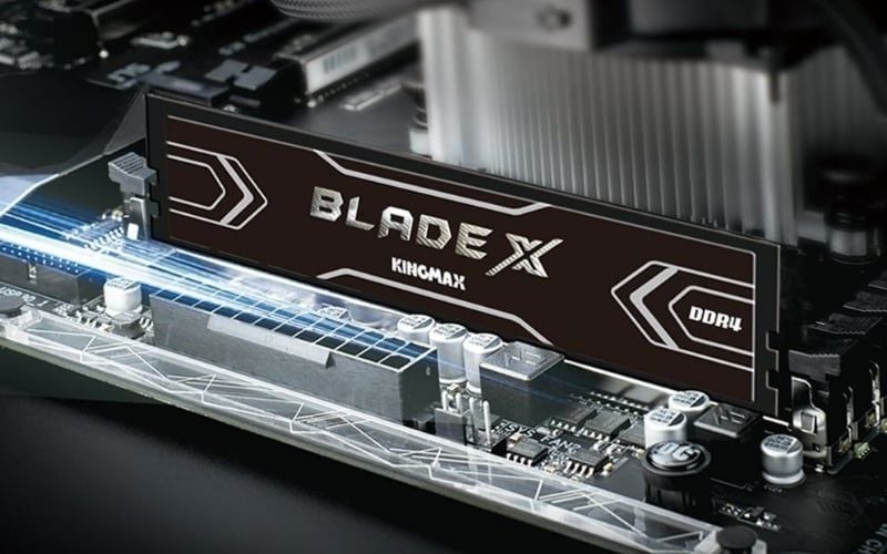 RAM Kingmax là bộ nhớ phổ thông, tương thích cao và ổn định lâu dài