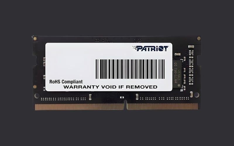 RAM Patriot vẫn hoạt động mát mẻ khi lắp trong các dòng laptop mỏng nhẹ