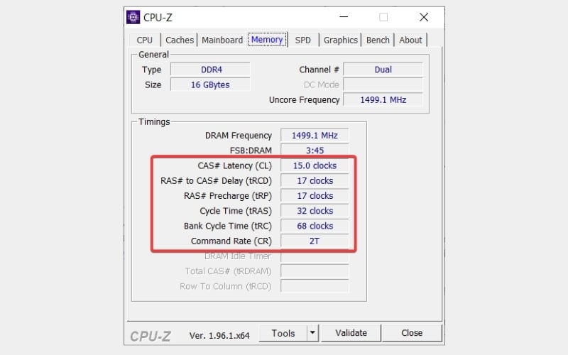 Kiểm tra thông số bằng CPU-Z