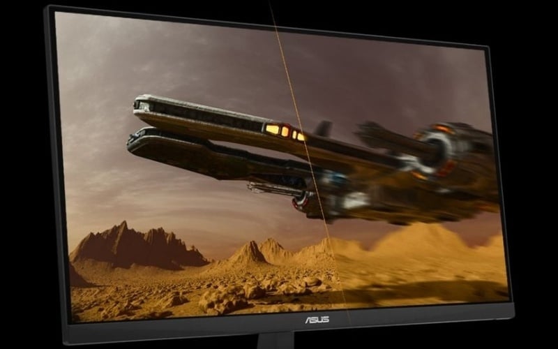 Viền màn hình mỏng ở ba cạnh, giúp tối ưu hóa không gian hiển thị