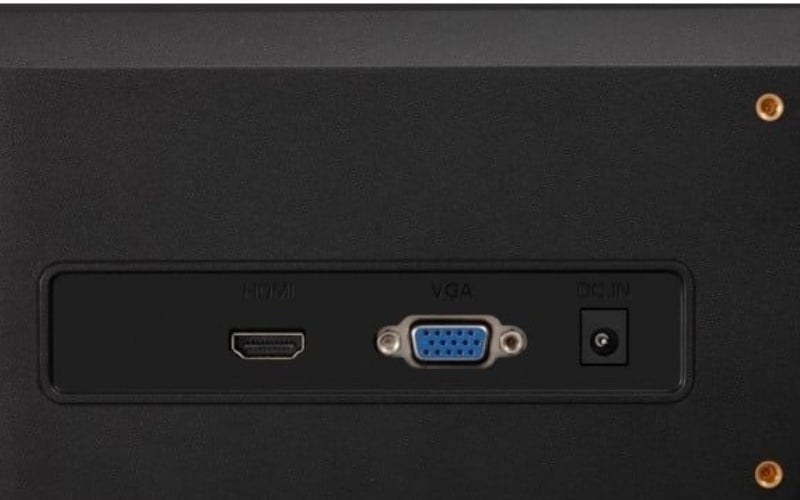 Màn hình được trang bị các cổng xuất hình cơ bản