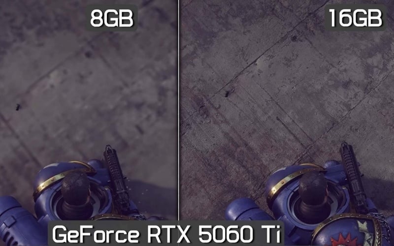 Với phiên bản 8GB, bạn rất dễ gặp lỗi hết bộ nhớ&nbsp;khi xử lý một cảnh phức tạp