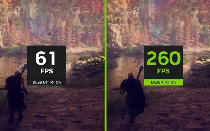 DLSS Multi-Frame Generation (MFG) là công nghệ nổi bật trên RTX 50 series