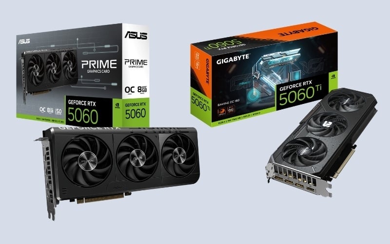 Chọn RTX 5060 hay 5060 Ti sẽ tùy vào nhu cầu và ngân sách từng người